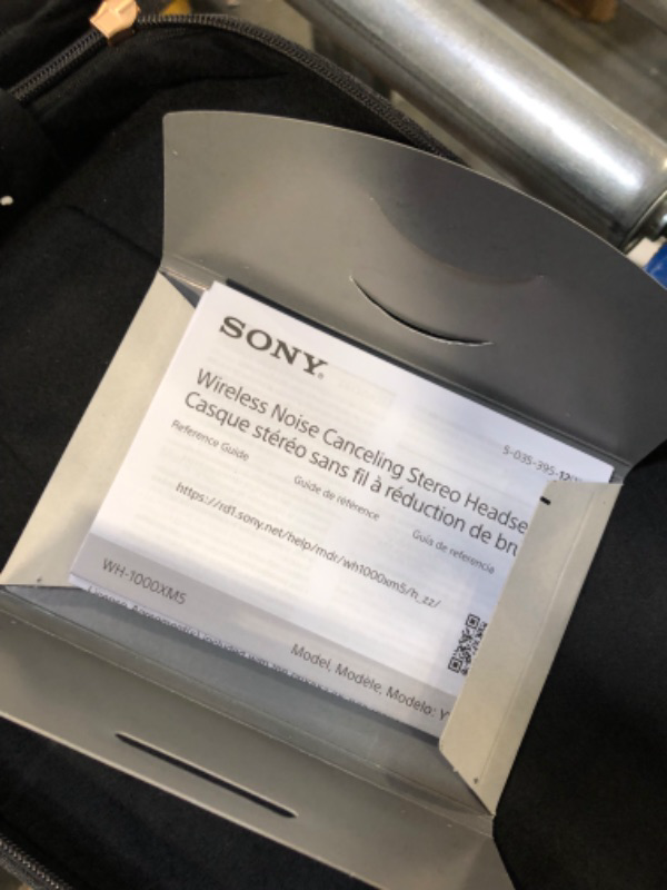 Photo 7 of Sony WH-1000XM5 Noise Canceling Wireless Headphones - 30hr Battery Life - Over-Ear Style - Optimized for Alexa and Google Assistant - Built-in mic for Calls - Black