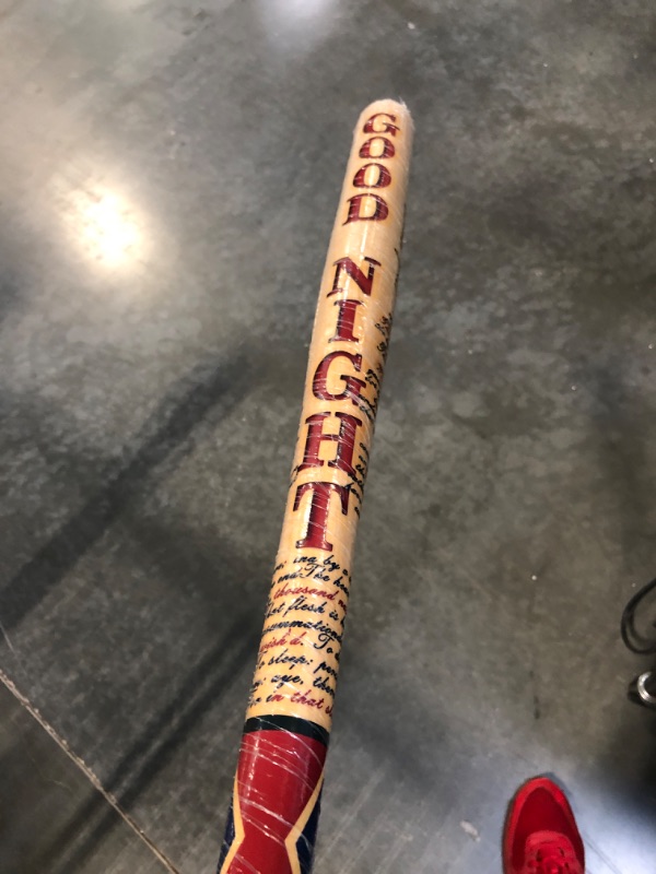Photo 1 of 28 Inch Baseball Bats Wooden Baseball Bat Cosplay Halloween Parties Costume Prop for Girls Women Birthday