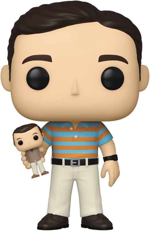 Photo 1 of Funko Pop! Movies: 40 Year Old Virgin - Andy Holding Oscar (Styles May Vary)