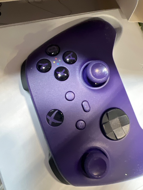 Photo 3 of Xbox Core Wireless Gaming Controller – Astral Purple – Xbox Series X|S, Xbox One, Windows PC, Android, and iOS Purple Wireless Controllers