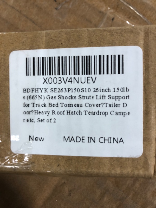 Photo 3 of BDFHYK SE263P150S10 26inch 150lbs (665N) Gas Shocks Struts Lift Support for Truck Bed Tonneau Cover?Tailer Door?Heavy Roof Hatch Teardrop Camper etc, Set of 2 26inch-150Lbs