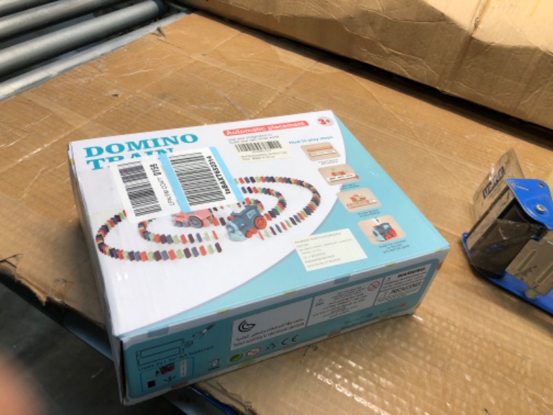 Photo 1 of Domino Train Toddler Toys: Automatic Dominoes Building Set Rally - Toys for Girls 4-6 Year Old Montessori Games for Kids Ages 3 4 5 6 - Autism Kids Games Christmas Birthday Gifts Age 3-5 5-7 Kid Candy