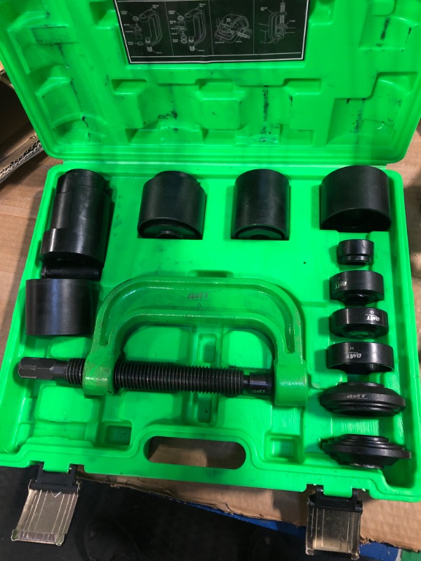 Photo 3 of OMT Master Ball Joint Press Kit, Ball Joint Removal Tool Kit for Ball Joint U Joint and Brake Anchor Pin Removal, 21pc Ball Joint Tool Set with Ball Joint Press and Universal Adapters