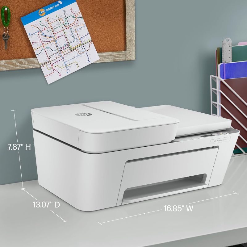 Photo 1 of HP DeskJet 4155e Wireless Color Inkjet Printer, Print, scan, copy, Easy setup, Mobile printing