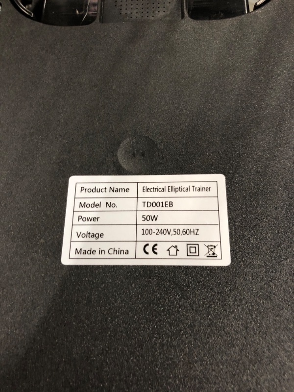 Photo 1 of Under Desk Elliptical Machine, Mini Compact with Non-Slip Elliptical Pedal