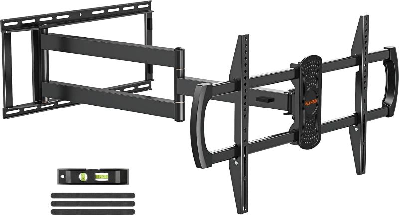 Photo 1 of Mounting Dream Advanced Tilt TV Wall Mount for Most 42-90 Inch TVs, Premium Wall Mount TV Bracket with Full Tilt Extension up to 7 inch, Fits 16", 18", 24" Studs, Max VESA 600x400mm and 120LBS MD2104