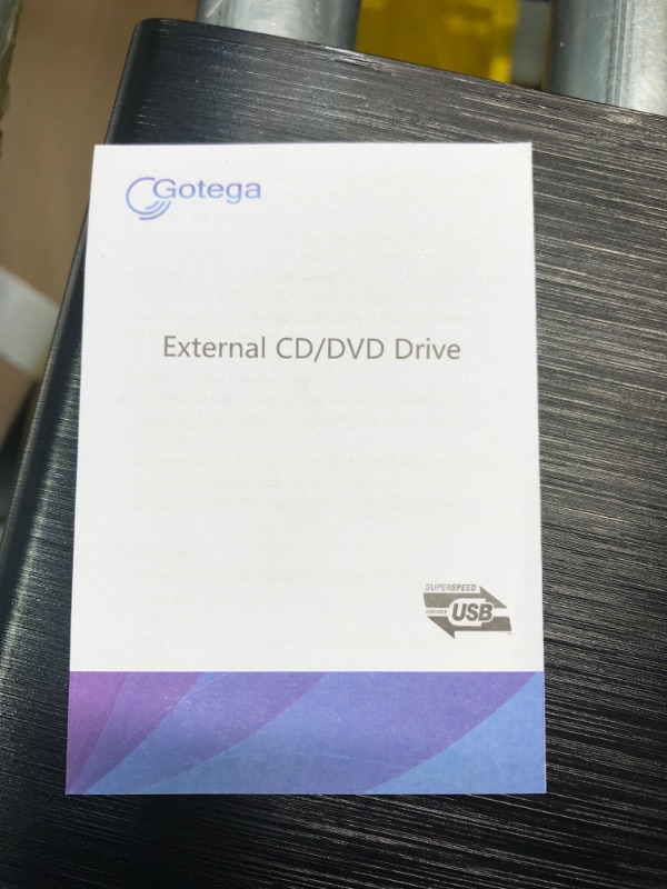 Photo 3 of Gotega External DVD Drive, USB 3.0 Portable +/-RW , DVD Player for CD ROM Burner Compatible with Laptop Desktop PC Windows Linux OS Apple Mac Black
