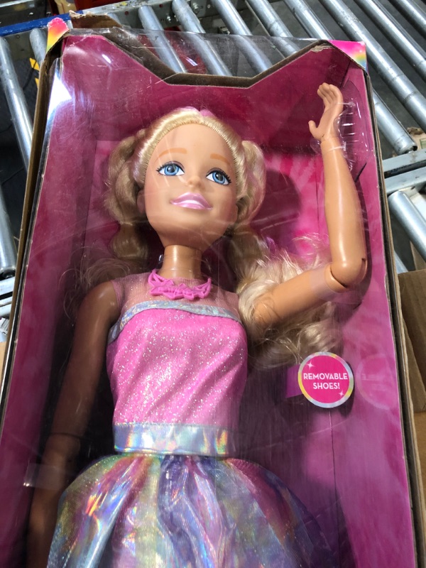 Photo 3 of Barbie 61087 28" Blonde Hair Doll Deluxe