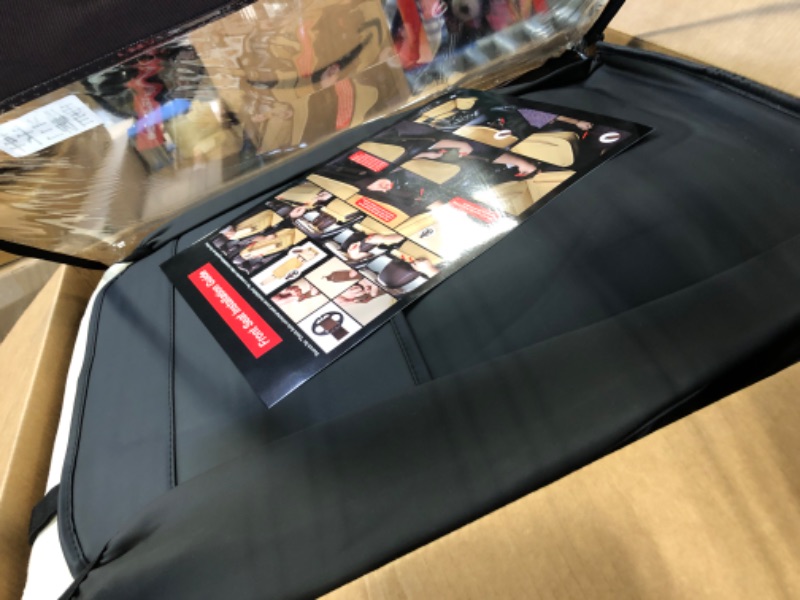 Photo 1 of OASIS AUTO Chevy Silverado & GMC Sierra Accessories Seat Covers 2007-2025 Custom Fit Leather Truck Cover Protector 1500-3500HD Crew Double Extended Cab(Sport Full Set, Black&Gray) FULL SET BLACK&GRAY
