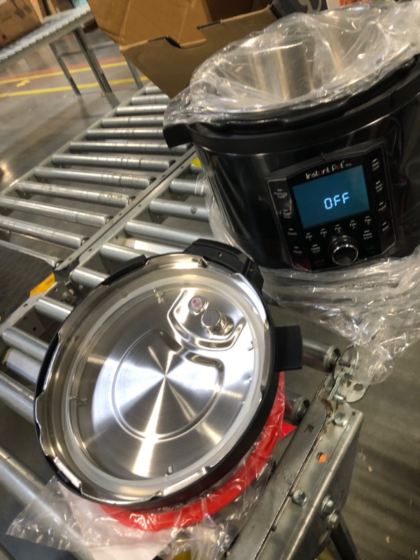 Photo 2 of Instant Pot Pro 10-in-1 Pressure Cooker, Slow Cooker, Rice/Grain Cooker, Steamer, Sauté, Sous Vide, Yogurt Maker, Sterilizer, and Warmer, Includes App With Over 800 Recipes, Black, 8 Quart 8QT Pro