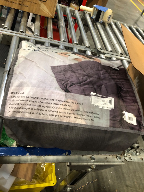 Photo 1 of Double-Sided Weighted Blanket Queen Size 30lbs(88''x104'', All Season Use), Warm Short Plush and Cool Tencel Reversible Weighted Blanket, California Queen Size for Adults & Couple - Carry Bag Included Queen | 88''x104'' - 30LBS Grey