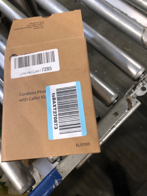 Photo 3 of AT&T EL51103 - DECT 6.0 Cordless Home Phone. Full-Duplex Handset Speakerphone, Backlit Display, Lighted Keypad, Caller ID/Call Waiting, Phonebook, Eco Mode, Voicemail Key, Quiet Mode. 1 Handset