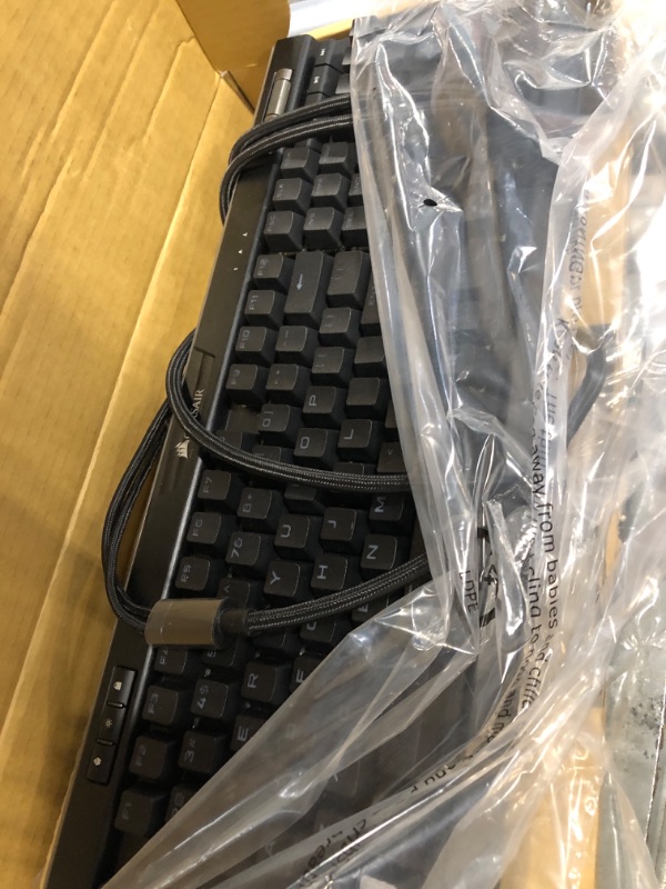 Photo 1 of Corsair K95 RGB Platinum XT Mechanical Gaming Keyboard, Backlit RGB LED, Cherry MX RGB Blue, Black (Renewed)