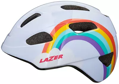 Photo 1 of LAZER PNutz KinetiCore Kids Bike Helmet, Lightweight Bicycling Helmet for Children, Youth Unisex Cycling Head Gear, One Size, Rainbow