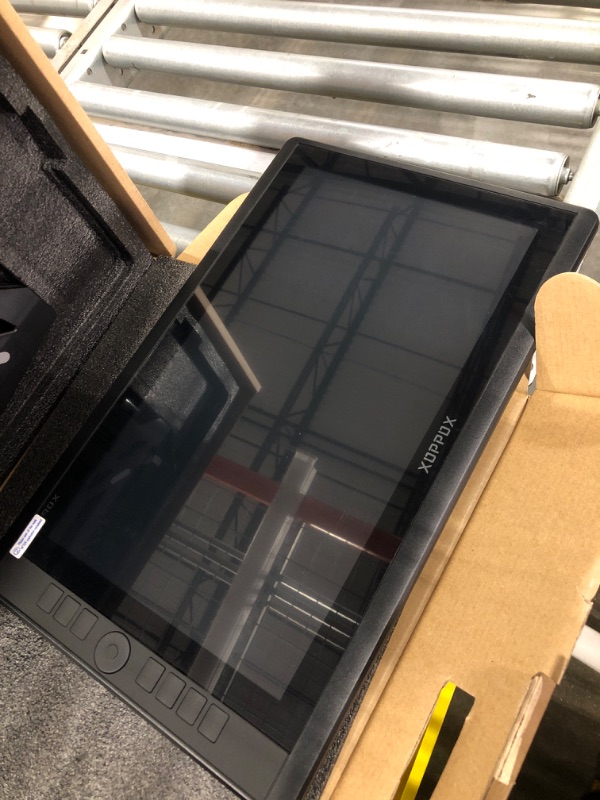 Photo 1 of Drawing Tablet with Screen,15.6'' XOPPOX Graphics Drawing Monitor Pen Display with Full Laminated Screen,Tilt Battery-Free Stylus 8192 Level Pen Pressure,Touch Bar, Stand,Compatible for Window/Mac 15.6 Inch