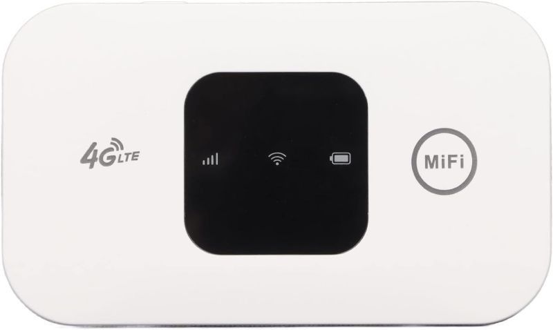 Photo 1 of 4G LTE Mobile Hotspot Device Portable Travel WiFi Routers SIM Card Wireless Router Unlocked Wireless Hotspot Router, Support 8 to 10 Users, Signal Stability, for Home Office Travel
