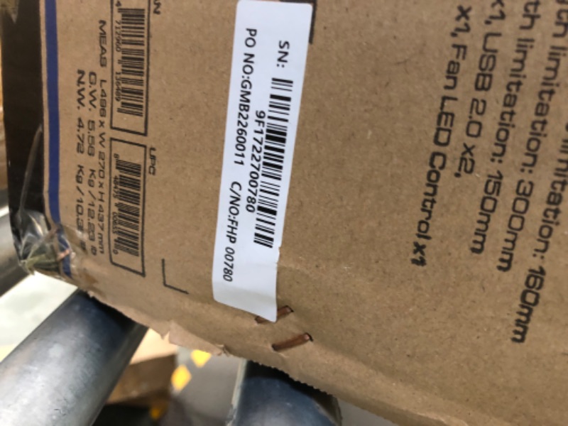 Photo 1 of ZEUS GAMDIAS RGB Gaming ATX Mid Tower Computer PC Case, Continuous Power, ATX 12V V2.3/EPS 12V Active PFC Power Supply PS-SPD-0500NPCWUS-W