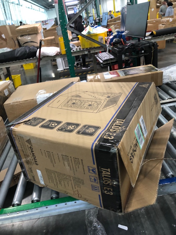 Photo 1 of ZEUS GAMDIAS RGB Gaming ATX Mid Tower Computer PC Case, Continuous Power, ATX 12V V2.3/EPS 12V Active PFC Power Supply PS-SPD-0500NPCWUS-W