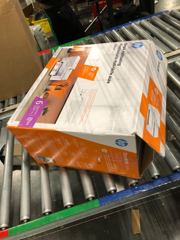 Photo 1 of HP DeskJet 4155e Wireless Color All-in-One Printer & 67XL Tri-Color High-Yield Ink Cartridge | 3YM58AN & 67XL Black High-Yield Ink Cartridge | 3YM57AN Printer + Tri-color Ink + Black Ink