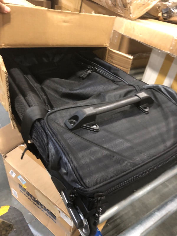Photo 1 of Amazon Basics Ripstop Wheeled Duffel, 35", Black
