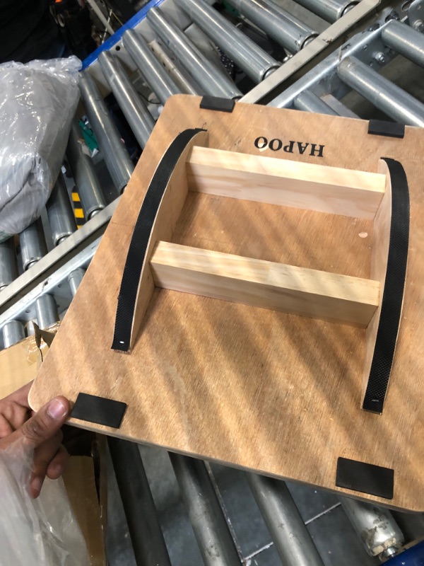 Photo 1 of Balance Board Wobble Board for Adults Anti-Slip Balance Board for Physical Therapy Standing Desk Core Strength Wooden Balance Board Rocker Board