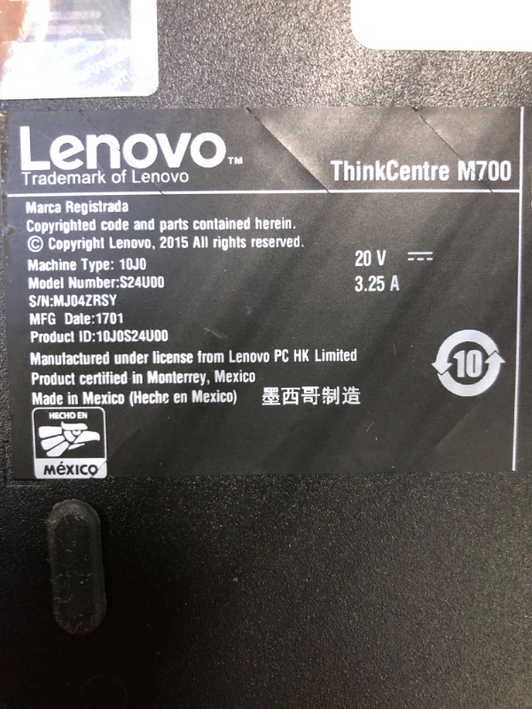 Photo 4 of Lenovo ThinkCentre M900 Tiny Desktop Computer, Intel i5-6500T Upto 3.10GHz, 32GB RAM, 512GB NVMe SSD, 4K DisplayPort, Bluetooth, AC Wi-Fi, Windows 10 Pro (RENEWED)