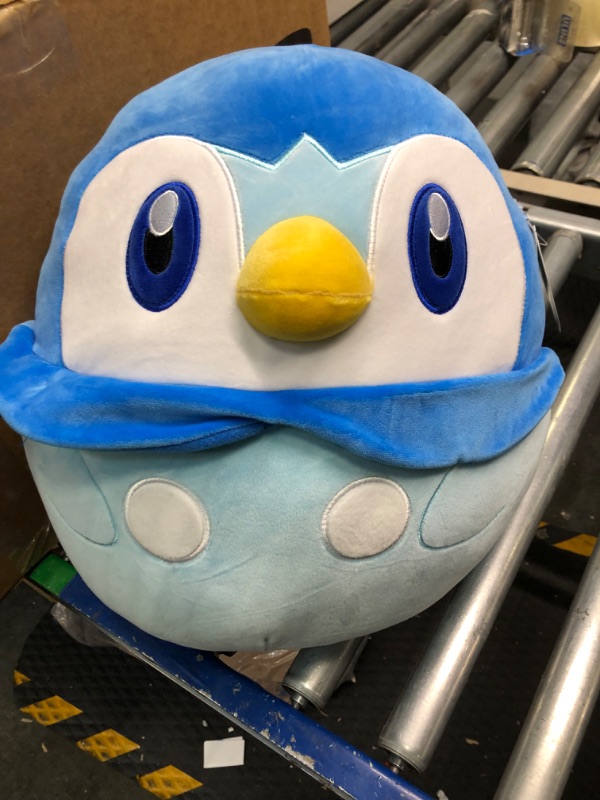 Photo 3 of Squishmallows Pokemon 14-Inch Piplup Plush - Add Piplup to Your Squad, Ultrasoft Stuffed Animal Medium Plush, Official Kelly Toy Plush