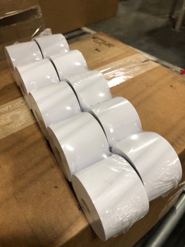 Photo 2 of Tapsin 2-1/4'' X 50' Thermal Receipt Paper - Credit Card Paper Rolls Thermal - Cash Register Roll - Premium Thermal Printer Paper - 10 Rolls