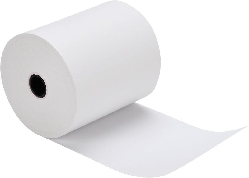 Photo 1 of Tapsin 2-1/4'' X 50' Thermal Receipt Paper - Credit Card Paper Rolls Thermal - Cash Register Roll - Premium Thermal Printer Paper - 10 Rolls
