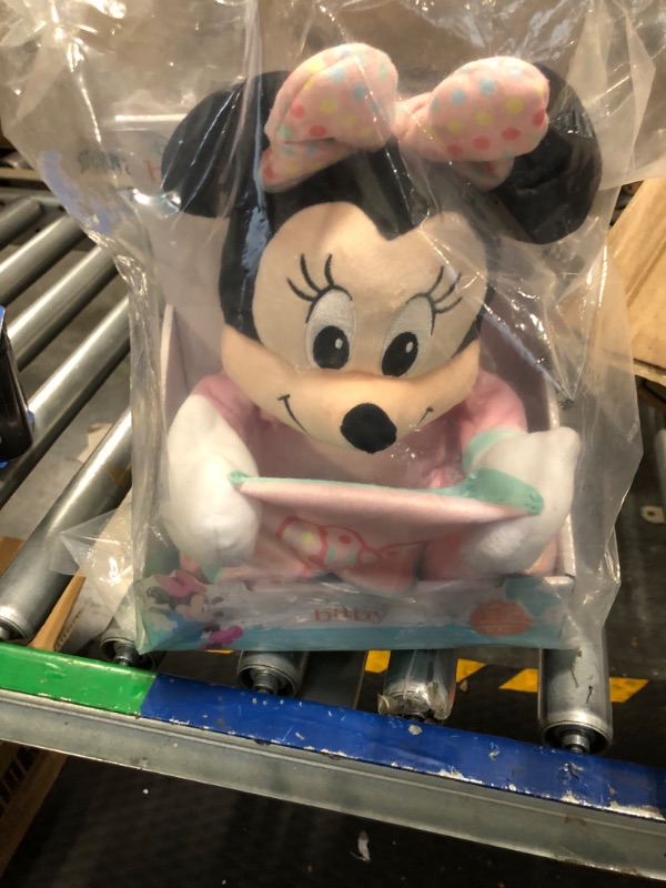 Photo 3 of Disney Baby Hide-and-Seek Minnie Mouse Interactive Plush, Officially Licensed Kids Toys for Ages 09 Month, Gifts and Presents by Just Play