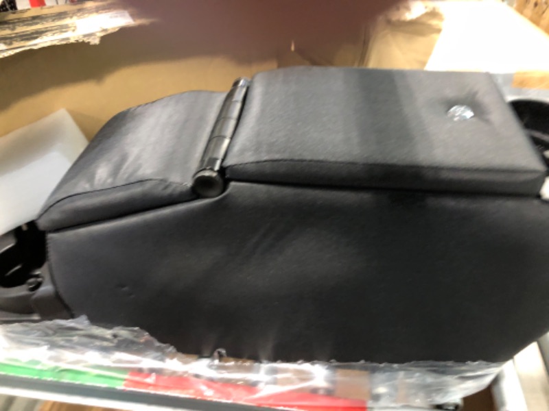 Photo 1 of Rampage Deluxe Locking Center Console | Black Denim | 31515 | lack Denim Standard
