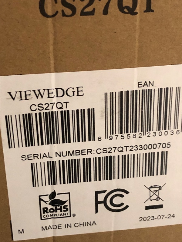Photo 1 of Viewedge 27 Inch Monitor - 1440p 2k Computer Monitor 27 inch Featured with IPS Panel 75 Hz 5ms - Ultra Thin Bezel Designed - Eye Protection (Blue Light Filter) HDMI & DP Input Best for Office & Game 27 Inch QHD 75hz