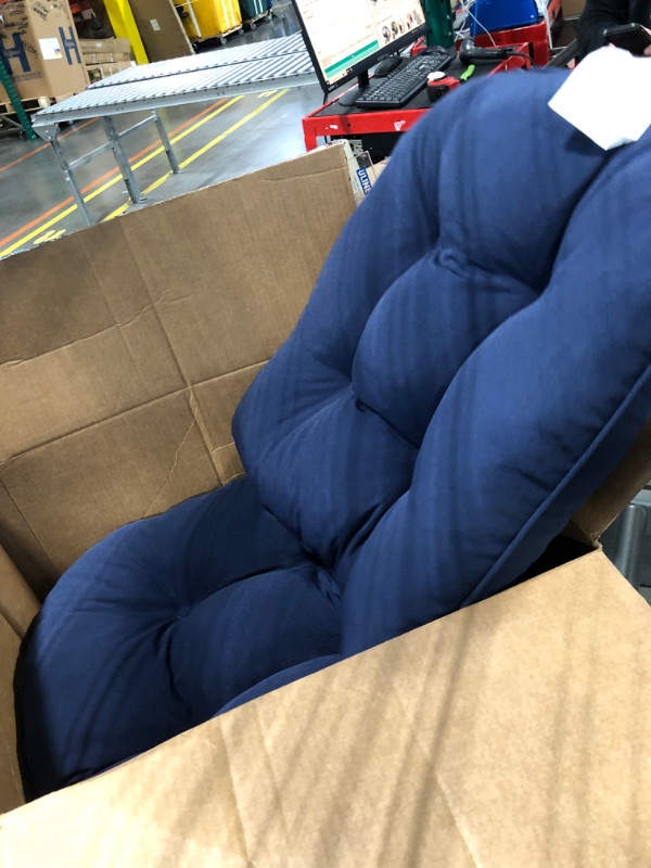 Photo 1 of 2 blue cushions