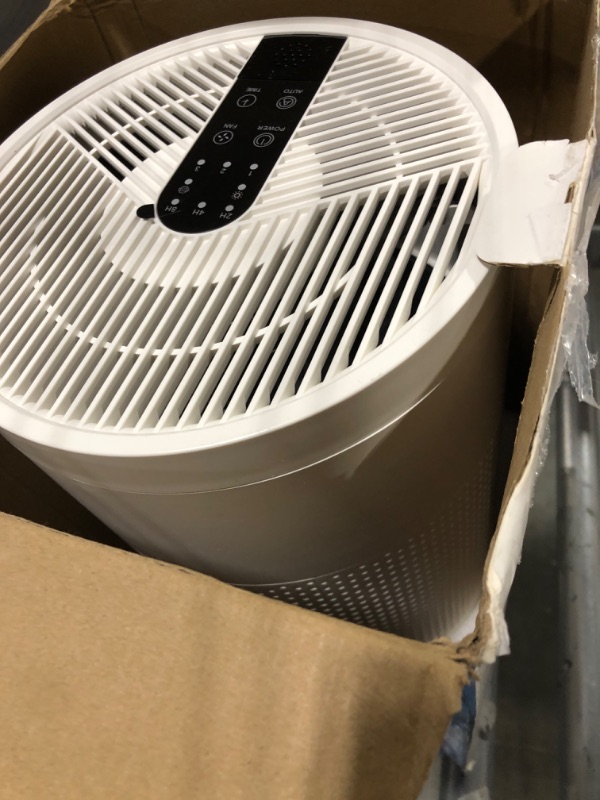 Photo 1 of Air Purifiers for Home Large Room up to 1350ft², AMEIFU Upgrade Large Size H13 Hepa Bedroom Air Purifier for Wildfire,Pets Dander with 3 Fan Speeds, Filter Replacement Reminder, Aromatherapy Function White