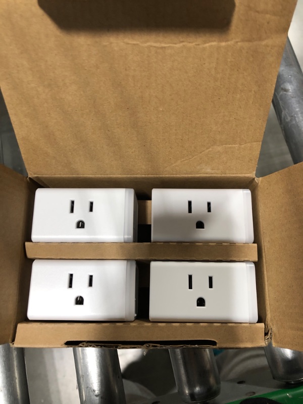 Photo 1 of Kasa Smart Plug Mini 15A, Apple HomeKit Supported, Smart Outlet Works with Siri, Alexa & Google Home, UL Certified, App Control, Scheduling, Timer, 2.4G WiFi Only, (Pack of 4) (EP25P4), White
