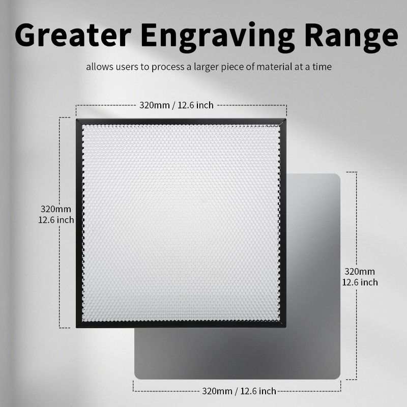 Photo 1 of 11.80x 19.81 honeycomb plate c02 3050 for laser engraving
*not exact picture*
