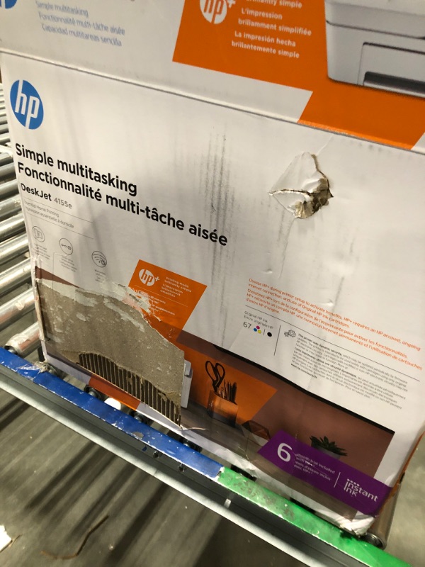 Photo 2 of HP DeskJet 4155e Wireless Color All-in-One Printer & 67XL Tri-Color High-Yield Ink Cartridge | 3YM58AN & 67XL Black High-Yield Ink Cartridge | 3YM57AN Printer + Tri-color Ink + Black Ink