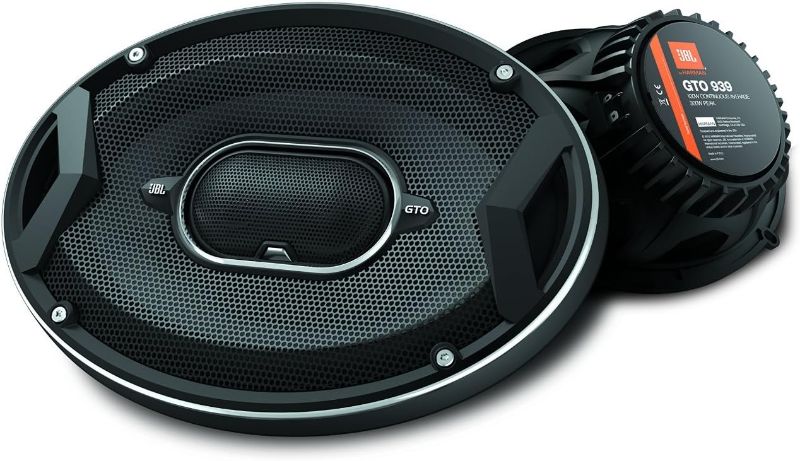 Photo 1 of JBL GTO939 GTO Series 6x9" 300W 3 Way Black Car Coaxial Audio Speakers Stereo
