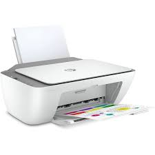 Photo 1 of HP DeskJet 2755e Wireless Color All-in-One Printer with bonus 6 months Instant Ink (26K67A), white