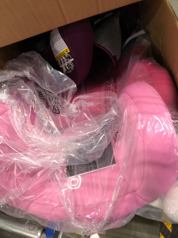 Photo 1 of Diono Cambria 2 XL 2022, Dual Latch Connectors, 2-in-1 Belt Positioning Booster Seat, High-Back to Backless Booster with Space and Room to Grow, 8 Years 1 Booster Seat, Pink NEW! Pink