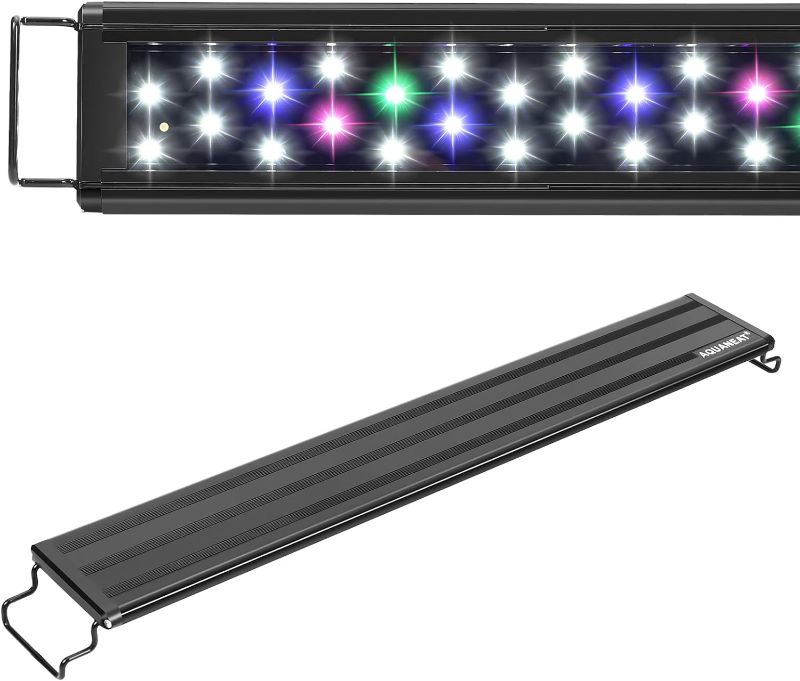 Photo 1 of AQUANEAT LED Aquarium Light Full Spectrum for 30 Inch to 38 Inch Fish Tank Light Fresh Water Light Multi-Color
