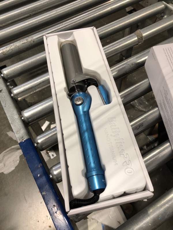 Photo 1 of BaBylissPRO Nano Titanium Spring Curling Iron 1 ½ Inch