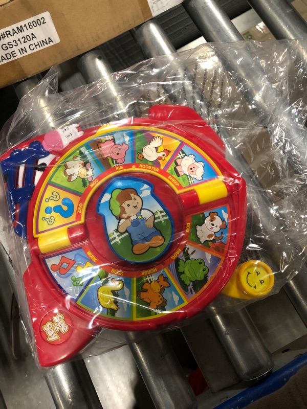 Photo 1 of Fisher-Price Little People Toddler Learning Toy, See 'n Say The Farmer Says, Interactive-Game with Music Sounds and Phrases Ages 18+ Months Red - Farmer Says