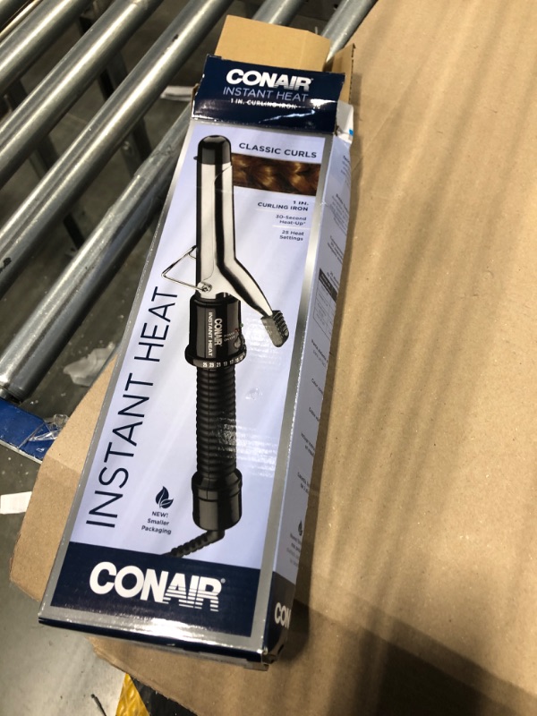 Photo 2 of Conair Instant Heat 1 Inch Curling Iron, 1inch barrel produces loose curls – for use on medium and long hair
