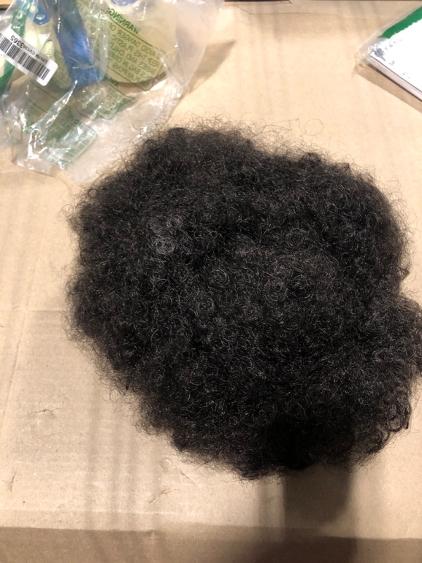Photo 1 of AISI QUEENS Afro Puff Drawstring Ponytail Short Kinky Curly Hair Bun Extension Synthetic Hairpieces Wig Updo Hair Extensions with Two Clips Extra Large Size(2#)
