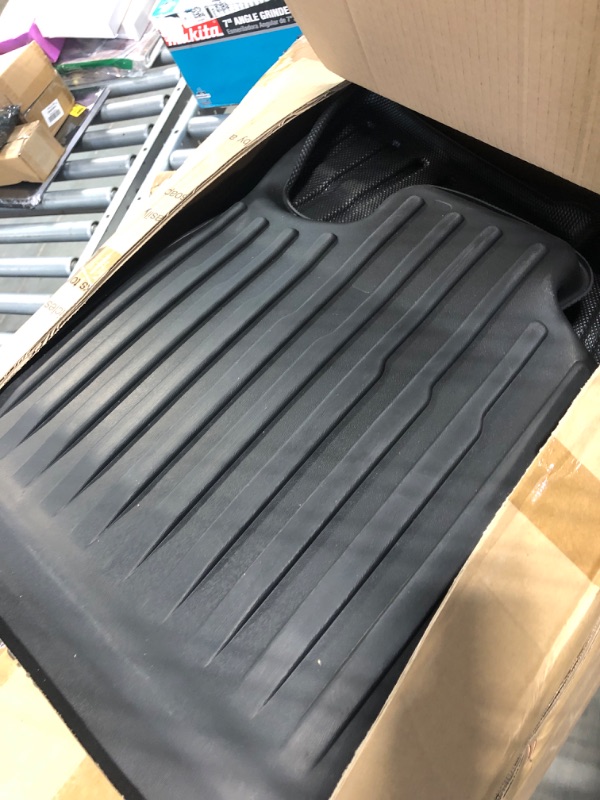 Photo 3 of SUPER LINER Tesla Model Y 2020 2021 2022 2023 All Weather Floor Mats Front Rear Cargo Liner Mat, Waterproof Anti-Slip Floor Mat Custom Fit for Tesla, Heavy Duty Floor Mats & Trunk Mat Model Y Floor Mats & Trunk Mats