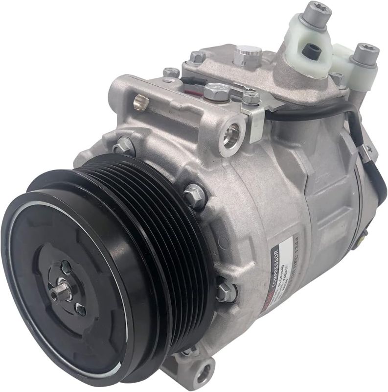 Photo 1 of A/C AC air condition compressor with Clutch V6 2.6L 3.0L 3.5L V8 4.7L 5.0L 5.5L fit for C230 C240 C320 Cl500 Clk320 E320 Gl320 Gl450 Gl550 Ml350 Ml500 R350 R500 01 02 03 04 05 06 07 08 09 10 11 12