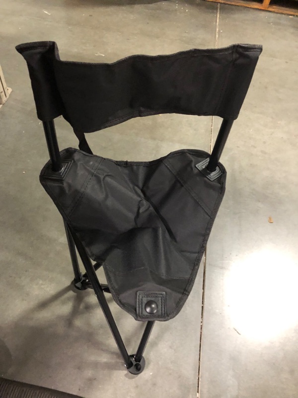 Photo 2 of 4 PACK OF CHAIRS
Pacific Pass Lightweight Portable Tripod Camp Chair, Includes Carry Bag Black