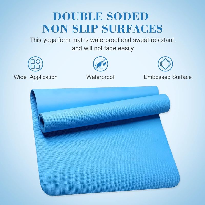 Photo 2 of *2 Pack Yoga Mat Bulk, Professional Eva Yoga Mats, Pilates and Floor Exercises Workout Mat for Women Men Kids