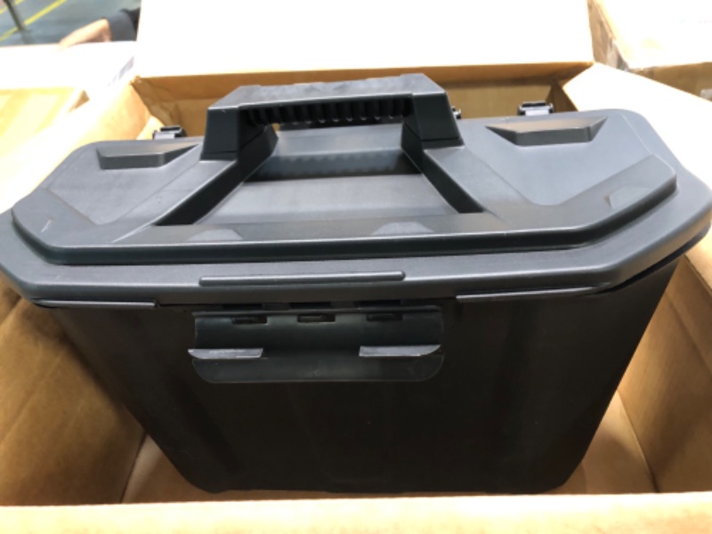 Photo 2 of Removable Storage Bin Compatible with Can Am Defender,CPOWACE Passenger Underseat Waterproof Storage Box Compatible with HD5/HD8/Max HD8/HD10/Max HD10 2016-2022,Replace #715003314 passenger seat storage